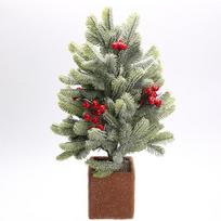 45Cm Bonsai Tree Artificial Plant Christmas Decoration Desktop Simulation Small Tree Golden Simulation Flower