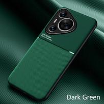 Patvarus neslystantis apsauginis dėklas Huawei Pura 70 Ultra P70 Pro dangteliui, magnetinis laikiklis automobiliui, Coque Fundas Capa Huawei Pura 70 žalia