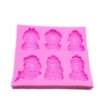 Cake Decorating Tools Mermaid Princess Fondant Cake Mold Chocolate Dessert Pastry Baking Decorative Diy Tools