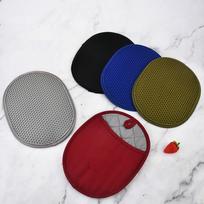2 in 1 Oven Mittens Heat Resistant Pot Holder Good Grip Gloves Potholder for Camping, Barbecue,