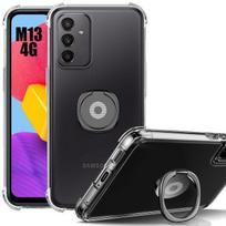 Protective Case - BOOLING - Samsung Galaxy M13 - Silicone - Slim - Transparent-black juoda