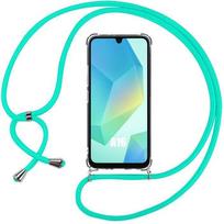 Case for Samsung Galaxy A16 4G/5G - Protection with Turquoise Lanyard - BOOLING® skaidri