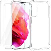 Case for Samsung Galaxy S21 FE - Transparent Silicone - Shockproof Bumper - Anti-Scratch - Flexible TPU skaidri