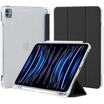 Case for iPad Pro 11  - Shockproof Protection - Reinforced Silicone - Pencil Holder - Black juoda