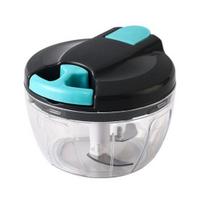 Yousheng Manual Meat Grinder Vegetable Chopper Portable Hand Pull String Garlic Mincer Onion Cutter Food Processor for Veggies Fruits Nuts S