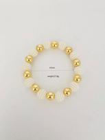 Stylish Sweet Pearl Beaded Elastic Bracelet Suitable For Women'S Daily Wear Bracelet Women