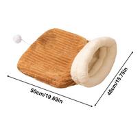Dog Sleeping Bag Cat Sleeping Bed Comfortable Warm  Kitten Bed Cave Breathable Cozy Kitten Bed For Home Pet Shops Caves