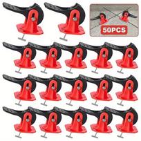 50Pcs/Set Floor Tile Leveling System Tile For Floor Tiles Hand Tile Leveling Device Construction Tool Parts