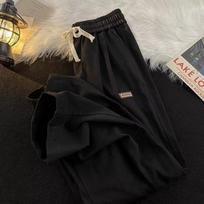 Lazy Korean Version Men's Loose Summer New Youth Trend Pants Solid Color Versatile Casual Trousers S juoda