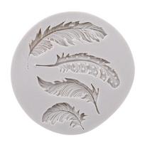 Super Deals Feather Silicone Fondant Mould for Sugarcraft Cup Cake Chocolate Clay Mold 1PC MIT