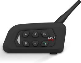 Motorcycle Helmet Bluetooth Intercom V4 Plus Football Referee Bluetooth Intercom Earphones with CVC Noise Reduction and FM Radio juoda