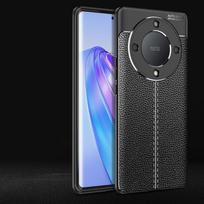 Dėklas viršelis Huawei Honor Magic 7 Lite telefonui Capas Naujas smūgiams atsparus minkštas TPU odinis skirtas Fundas Honor Magic 7 Lite For Magic 7 Lite juoda