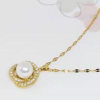 Pearl Clover Necklace Design Retro Wind Qixi Festival Send Friends Network