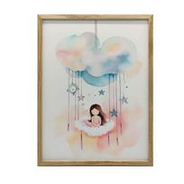 Cloud Carousel of Dreams Cloud Carousel of Dreams, 50X70 Cm, Unframed, Premium Canvas on Stretcher 54