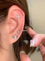 Thai Spicy Snake-Shaped Titanium Steel Ear Cuff – Anti-Allergic & Stylish Design for Women