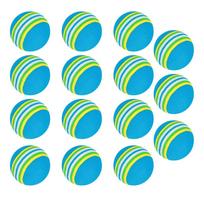15PCS EVA Foam Lightweight 70percent  Elasticity Safe Using Indoor Practice Playground Golf Ball Toy for