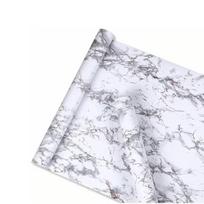 Self Adhesive Marble Wallpaper Peel and Stick White Marble Contact Wall Paper for Home Living Room