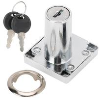 3Pcs/Set Desk Drawer Lock with Keys Office Cabinet Wardrobe Door Lock Hardware Accessory