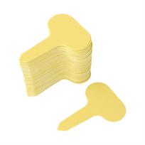 100 vnt. Sodo etiketės Plastikinės Augalų T formos Etiketės Žymekliai Medelyno Sodo Etiketės Papuošalai Garder De beige