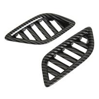 Dashboard Upper Air Vent Outlet Cover Trim Carbon Fiber Style Air Vent Outlet Frame Trim for ID.4
