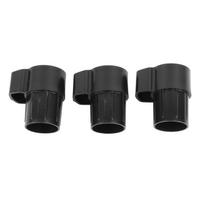 3PCS B Flat Alto Saxophone Plugs ABS Plastic Sax End Caps Bent Neck Key Protector Musical