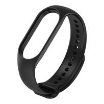 Universalus Mi 7/6/5 Mi Band 7 laikrodžio dirželis Smart Sports Mi Band 7 silikoninis pakaitinis dirželis Mi Band 7 riešo dirželis One Size black