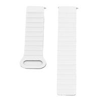 Magnetic Watch Band Silicone Watch Strap 20mm Smartwatch Band with Spring Bar Quick Release for juoda/balta