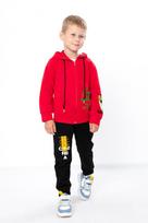 Infant Boys’ Set – Zip-Up Hoodie & Elastic Waist Pants Any season 6018-057-33-1 HC 104 skaisčiai raudona su oranžiniu atspalviu
