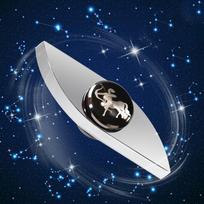 Galios Akis Pirštų galiukų Giroskopas 304 Nerūdijančio Plieno Lydinio Pirštų Spiralinis Sukimas Dekompresinis Žaislas 12 Zodiako Ženklų Serija Pirštų galiukų Giroskopas
