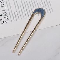 Chinese Punk Ruby Pendant Sword Hairpin Fashion Simple Modern Headdress Back Of The Head Pan Hair Ornament Fashion Retro New
