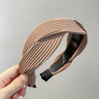PROLY New Fashion Hair Accessories For Women Wide Side Braided Headband Casual Solid Color Turban Autumn Hairband