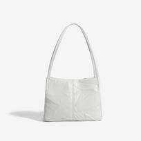 Pleated Design Solid Color Lazy Commuting Tote Bag Versatile Armpit Shoulder Bag Fashionable Crossbody Bag for Women