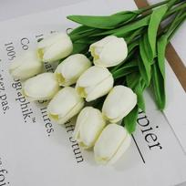 20PCS Artificial Tulips Flowers PE Foam Fake Flower Tulip for Mother's Day Valentines Wedding Garden Decor Home Party Decoration 20PCS