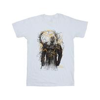 Netflix Mens The Witcher Wolf T-Shirt M balta
