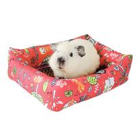 Hamster Rodents Sleep Mat Toy Gerbil Bed Cushion Pet Cushion Pad for Ferrets Hamster Toy Guinea Pigs Toy S