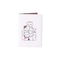 Cute cat camel travel waterproof passport bag HZB student