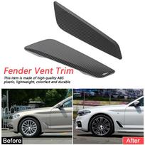For 2017 2018 BMW 5 Series G30 Vents Decorative Cover Trim Carbon Fiber Style