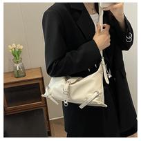 Women's PU leather bags clutch bags single shoulder bag simple feminine fashion hobo bags