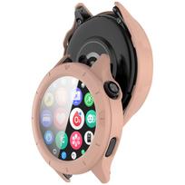 PC dėklas + grūdintas stiklas, skirtas Xiaomi Watch S4, pilnas apvalkalas, ekrano apsauga, buferio dangtelis, skirtas Xiaomi Watch S4 eSIM, išmanus priedas Xiaomi watch S4 eSIM rožinė