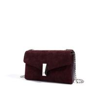 New High-end Sense, Small and Exquisite Clutch Bag, Shoulder Messenger Women's Bag, Genuine Leather Matte Cowhide Women's Bag bordinė