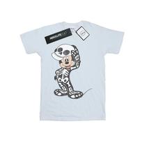 Disney Mens Mickey Mouse Skeleton T-Shirt S balta