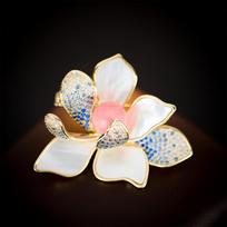 Women's Light Luxury Design Imitation Pearl Elegant Lotus Flower Brooch Fashionable And Versatile Niche Design Sense Brooch