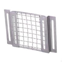 Drain Cleaning Tool for Square Stainless Steel Waterspout Guard 10x10cm gray