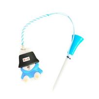 Anti Lost Golf Tee Hanger with Tee Colorful Cartoon Plastic Tee Hoop mėlyna