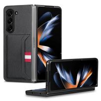 Kortelių kišenės laikiklis Mobiliojo telefono dėklas Samsung Galaxy Z Fold7 5G Fold 7 6 5 Fold6 Fold5 Fold3 Fold4 Fold2 Fold 4 3 2 krepšys Galaxy Z Fold2 5G juoda