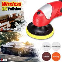 12V Polisher 5 Level Variable Speed 3000rpm Car Paint Care Compact Polishing Machine Sander Electric Floor Polisher black