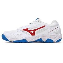 Mizuno Cyclone Speed CN Fabric Synthetic Leather Non-Slip Wear-Resistant Breathable Low-Top Training Shoes Unisex Sneakers White Blue Red V1GA218125 38