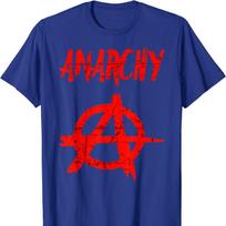 Anarchija Anarchisto Simbolis Marškinėliai. Nauji 100% medvilniniai trumparankoviai O formos iškirptės marškinėliai, laisvalaikio vyriški viršutiniai drabužiai S