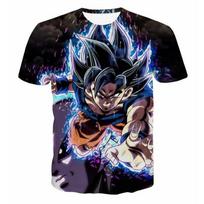 Anime Super Saiyan Goku Printed Men's Fashion Dragonball Short Sleeve T-Shirt Dragon Ball Z T-shirt XXS