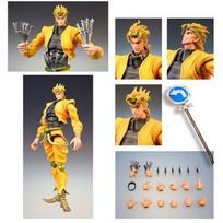 JOJO Anime Dio Brando Pasaulis figūrėlė Kishibe Rohan Veiksmo figūrėlės Sąnariai Judantis modelis Žaislai Kolekcinė lėlė Kalėdos Gimtadienis dovana 16-17cm yellow